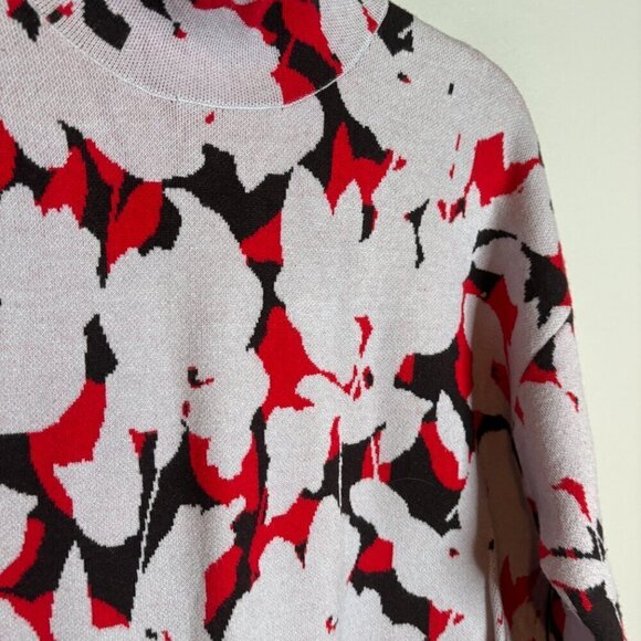 Anthropologie Lizzy Mock Neck Patterned Sweater - Picture 3 of 6